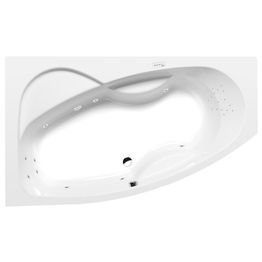 Poreamme Interia Mamba Highline Hydro, 1700x1000x440mm, vasen, 260l, valkoinen