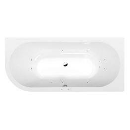 Poreamme Interia Viva Active Hydro, 1750x800x470mm, oikea, 235l, valkoinen