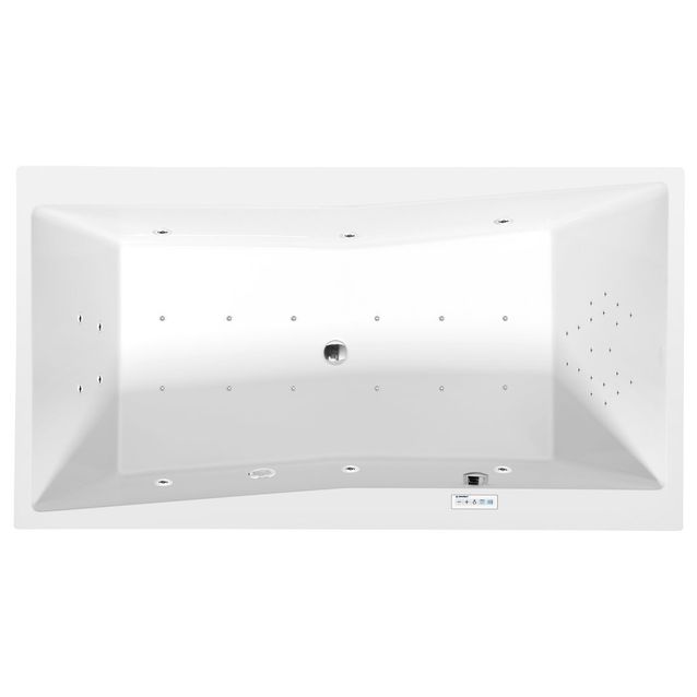 Poreamme Interia Quest Highline Hydro-Air, 1800x1000x490mm, 447l, valkoinen
