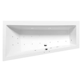 Poreamme Interia Andra Active Hydro-Air, 1600x900x450mm, vasen, 240l, valkoinen