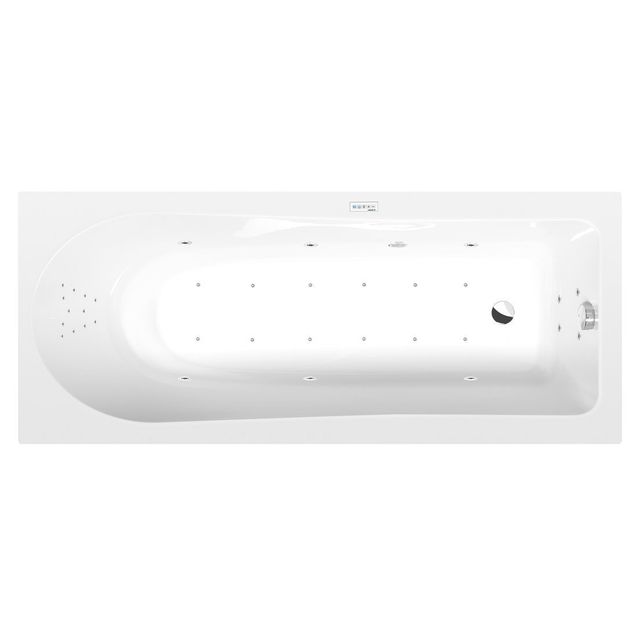 Poreamme Interia Lisa Highline Hydro-Air, 1700x700x470mm, 250l, valkoinen