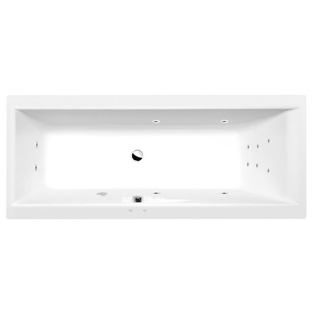 Poreamme Interia Cleo Attraction Hydro, 1700x750x480mm, 250l, valkoinen