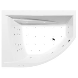 Poreamme Interia Tandem Attraction Hydro-Air, 1700x1300x500mm, vasen, 395l, valkoinen