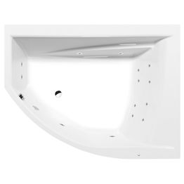 Poreamme Interia Tandem Active Hydro, 1700x1300x500mm, oikea, 395l, valkoinen
