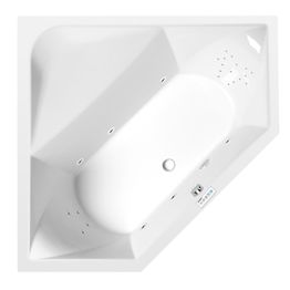 Poreamme Interia Floss Highline Hydro, 1450x1450x500mm, 300l, valkoinen