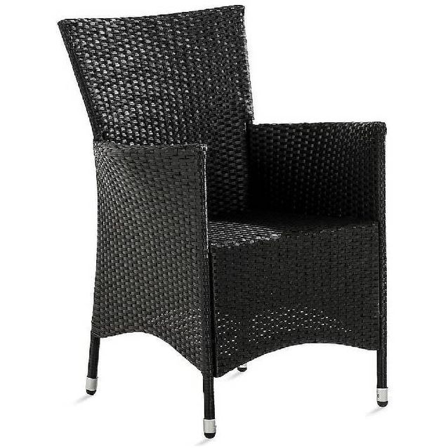 Nojatuoli Thor polyrottinki musta