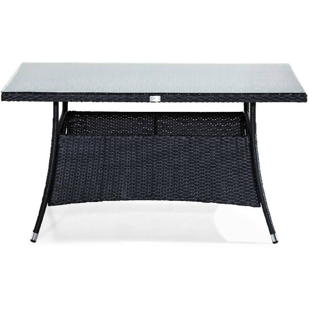 Ruokapöytä Thor 140cm 4-istuttava musta