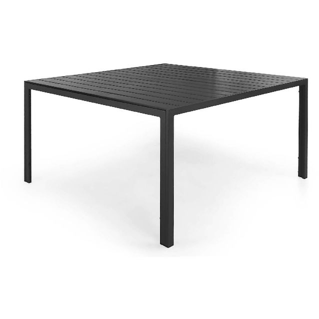 Ruokapöytä Tunis 140x140cm 8-istuttava musta