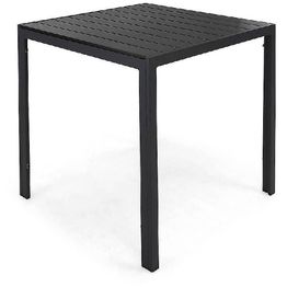 Terassipöytä Tunis 90x90cm 2-istuttava musta