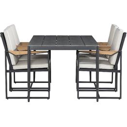 Ruokailuryhmä Zaide 4 Östermalm ruokatuolia musta