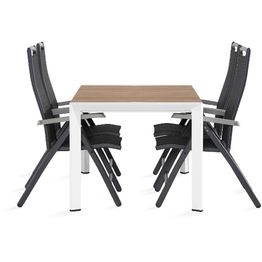 Ruokailuryhmä Demple 4 Monaco säätötuolia harmaa