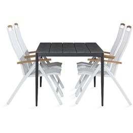 Ruokailuryhmä Zaide 4 Las Vegas tuolia musta