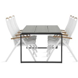 Ruokailuryhmä Turieno 6 Las Vegas tuolia harmaa