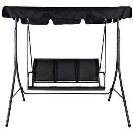 Keinu Montevid 3-istuttava musta