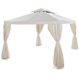 Paviljonki Bermuda valkoinen