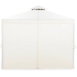 Seinät paviljonkiin Bermuda valkoinen