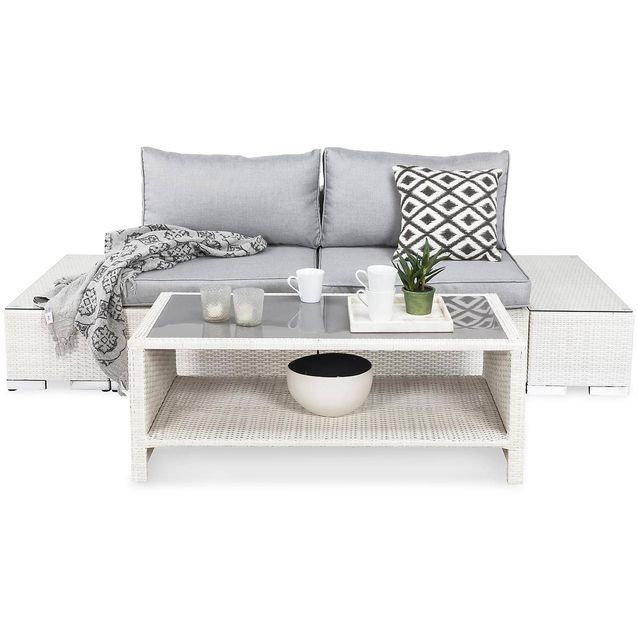 Oleskeluryhmä Bahamas 2-istuttava valkoinen