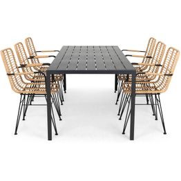 Ruokailuryhmä Tunis 6 Malaga tuolia musta