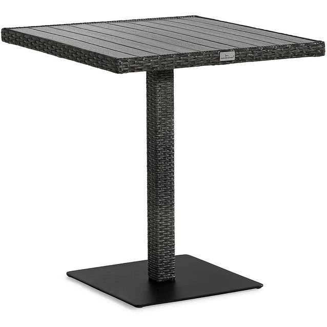 Parvekepöytä Bahamas 70x70cm 2-istuttava harmaa