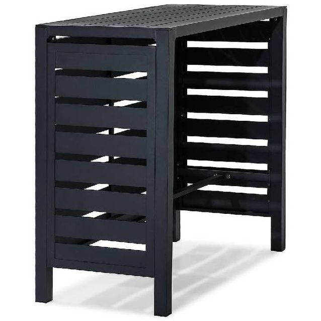 Baaripöytä parvekkeelle Tunis 2-istuttava musta