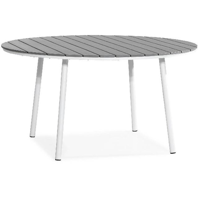 Ruokapöytä Tunis Ø140cm 6-istuttava harmaa