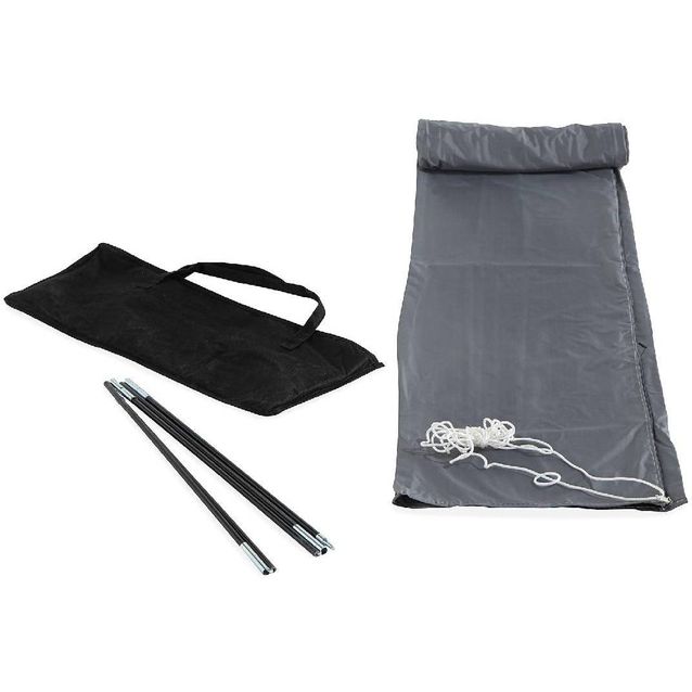 Aurinkovarjon suoja Vienna 3m harmaa