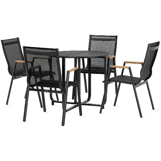 Parvekeryhmä Flippy 4 Las Vegas tuolia musta