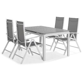 Ruokailuryhmä Tunis 4 Maggie tuolia harmaa