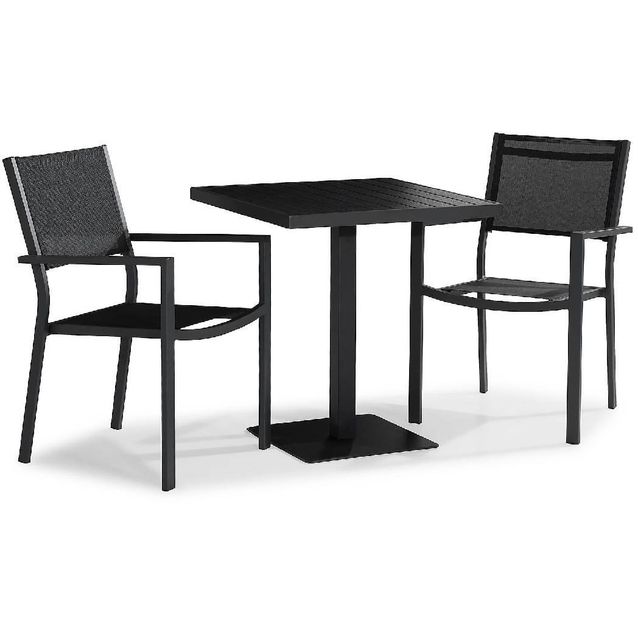 Parvekeryhmä Tunis 2 tuolia musta