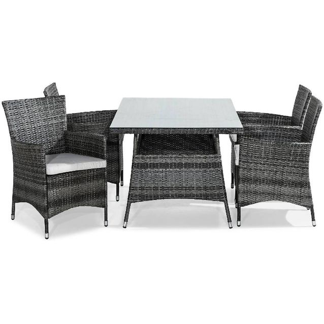 Ruokailuryhmä Thor 4 Thor tuolia harmaa