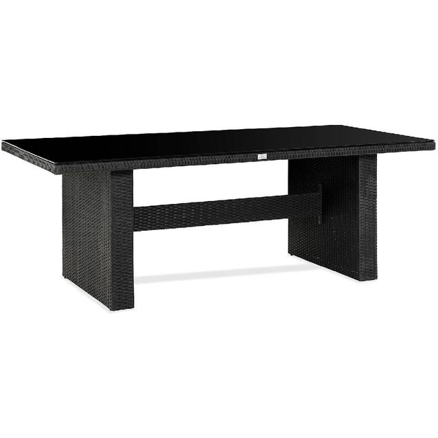 Ruokapöytä Majestic 210cm 6-istuttava musta