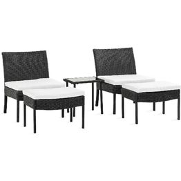 Oleskeluryhmä Thor 2-istuttava musta