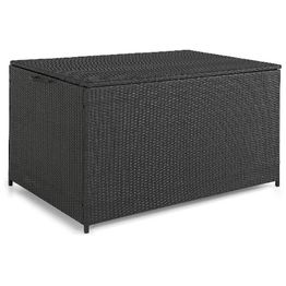 Pehmustelaatikko Sydney polyrottinki musta