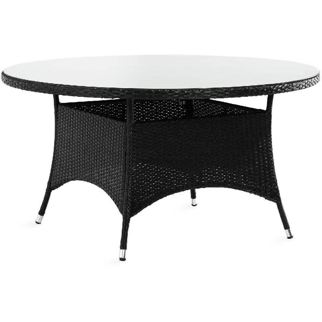 Ruokapöytä Thor Ø140cm 6-istuttava musta