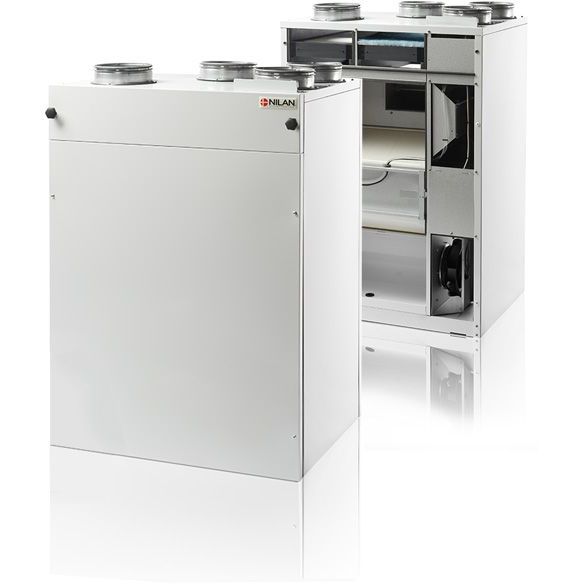 Ilmanvaihtokone Nilan Comfort CT500 lämmöntalteenotolla