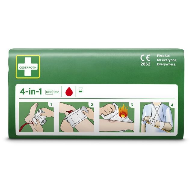 Ensiapuside Cederroth 4-in-1, iso