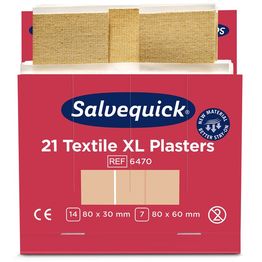 Iso kangaslaastari Cederroth Salvequick, 6 x 21 kpl