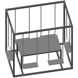 Pergolakeinu ja pöytä Jabo 2200x1400x2100mm