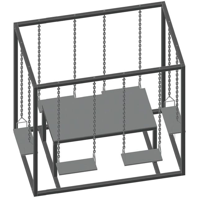 Pergolakeinu ja pöytä Jabo 2200x1400x2100mm
