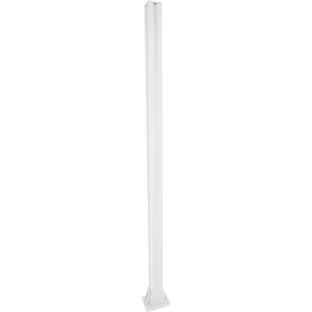 Aitatolppa Jabo aidalle  68x68x1700 mm musta,  sisältäen jalan/kannen