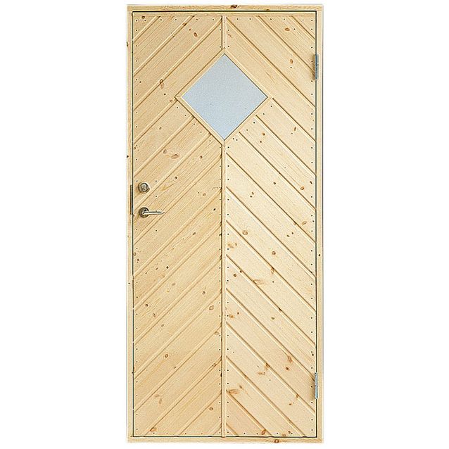 Varaston ovi Jabo 10° kalanruotopaneeli oikea 80x190cm 2-lasi