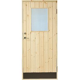 Varaston ovi Jabo 10° suora paneeli, lasi vasen 90x200cm 2-lasi