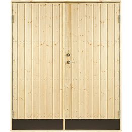 Varaston ovi Jabo 10° suora paneeli 150x190cm sis. 2kpl ovisalvat