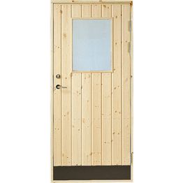 Varaston ovi Jabo 18° suora paneeli, lasi vasen 90x200cm 2-lasi