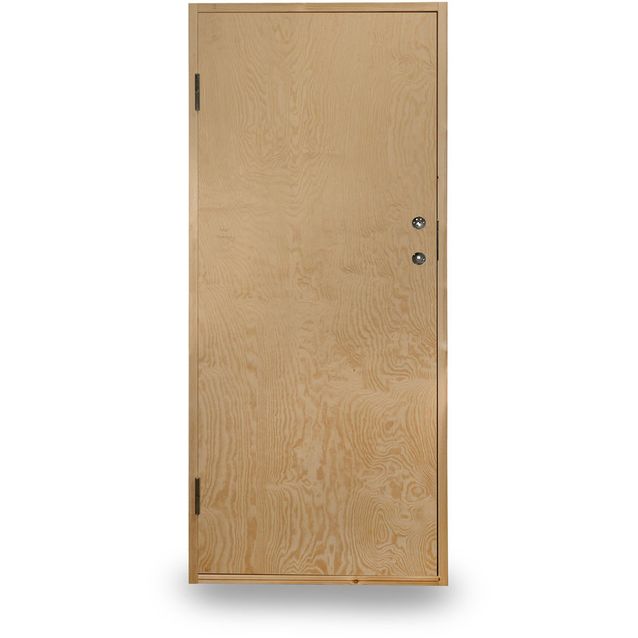 Kylmävaraston Jabo Ljusdal 100x210cm oikea, käsittelemätön sileä vaneri