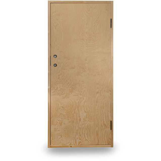 Kylmävaraston Jabo Ljusdal 100x210cm vasen, käsittelemätön sileä vaneri