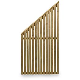 Aitaelementti Jabo Vertikal 3, 81.5x159(89)cm painekyllästetty vasen