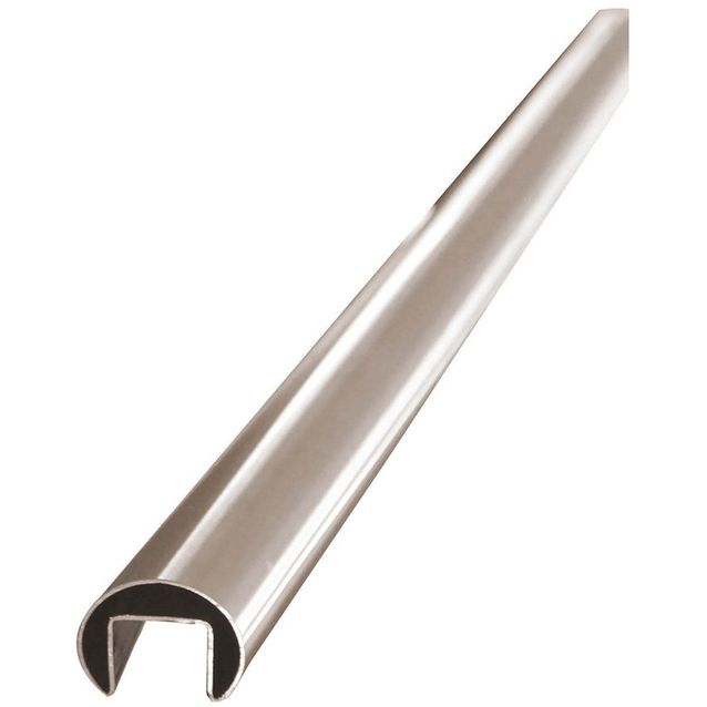 Käsijohde Jabo lasikaiteeseen Adam, 940mm harjattu teräs