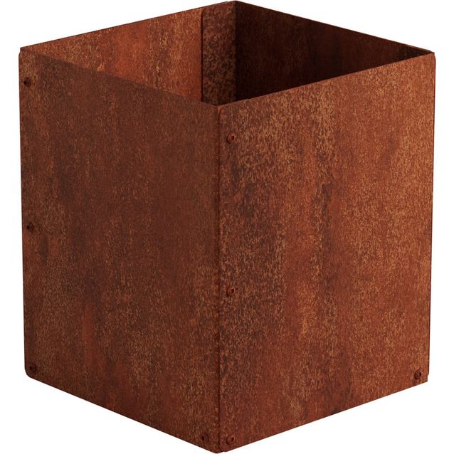 Kukkaruukku Jabo Odla, 25x25x30cm p=1.5mm Corten-teräs