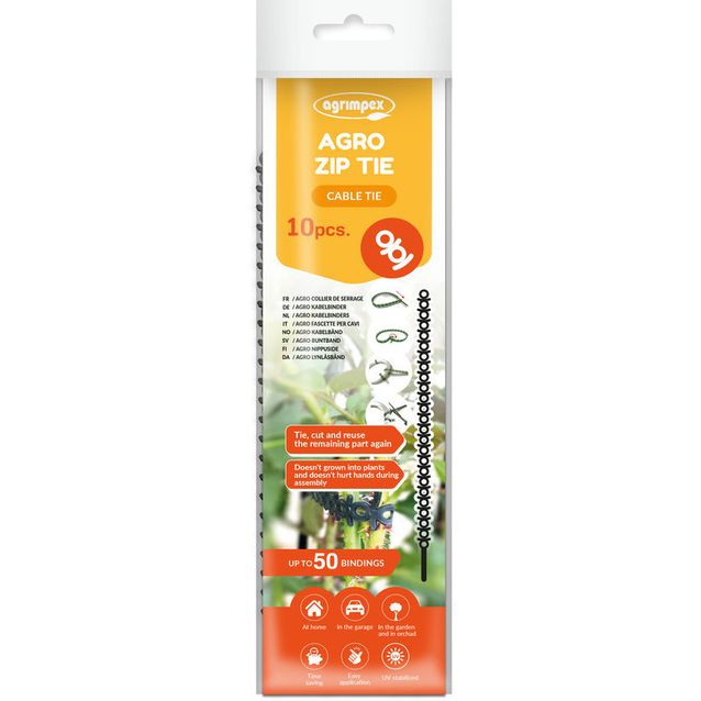 Nippuside Jabo Agrimpex Agro musta 10kpl